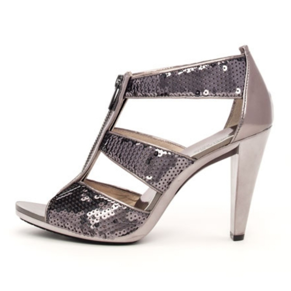 Michael Kors Berkley T Strap High Heel Sandal